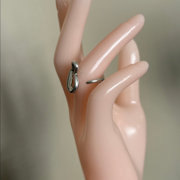 Tiffany & Co. Open Heart Ring Elsa Peretti Sterling Silver 925 Size 6 VGUC - Picture 4 of 10